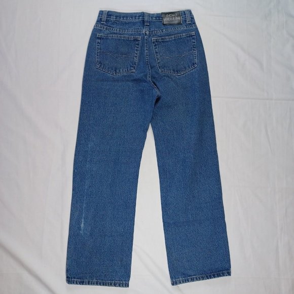 Geno Bellini Men's Size 30 Denim Blue Jeans Medium Wash Straight Leg - Picture 2 of 11
